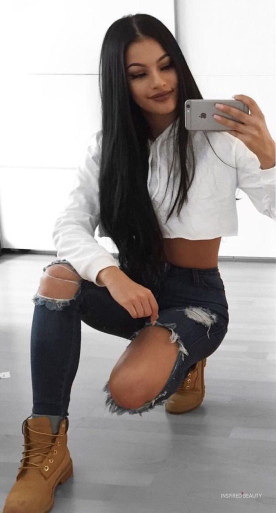 cute party outfits with jeans