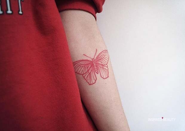 red ink tattoo ideas