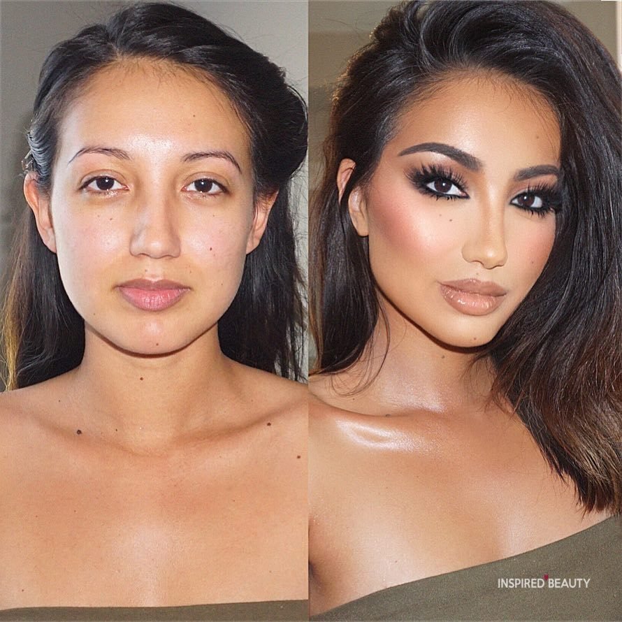 Before and After Makeup Transformation 20 photos