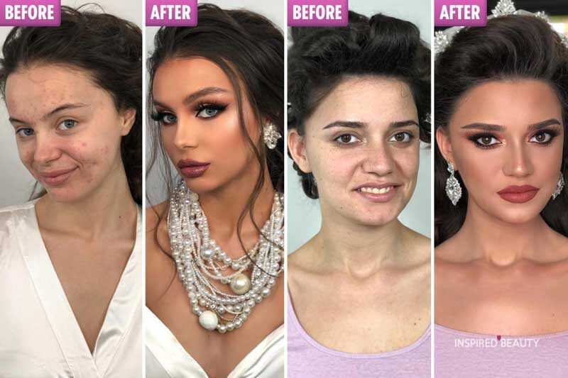 Before and After Makeup Transformation 20 photos