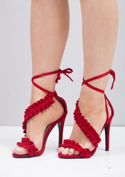 Red Stilettos Heels