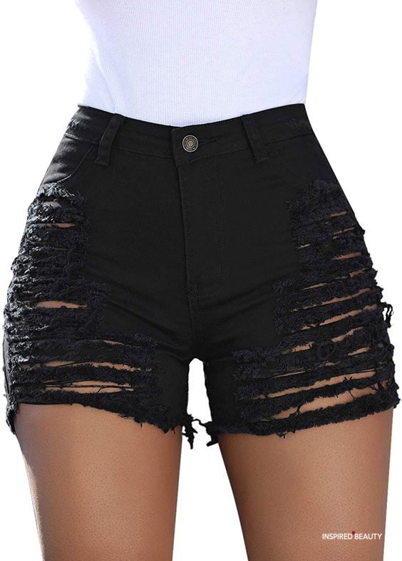 Jeans Shorts outfit Ideas That will Make You look Extra Cute - Inspired ...
