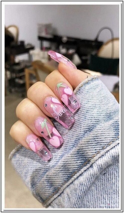 52 Pretty Pink Nails Ideas Inspired Beauty