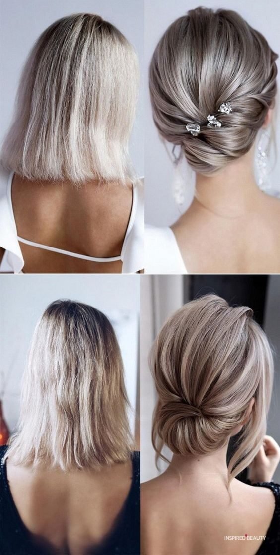 20 Easy Wedding hairstyles for short hair