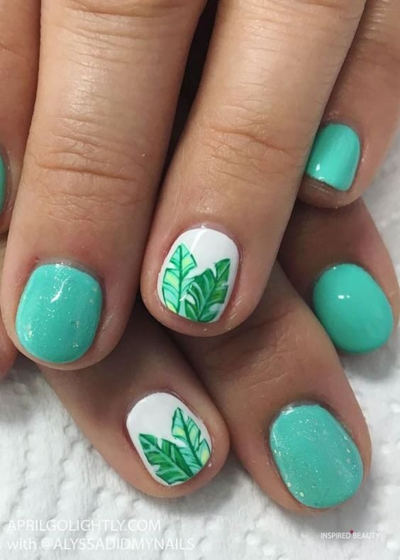 summer nails designs beach