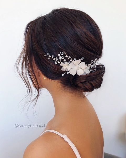 20 Easy Wedding hairstyles for short hair - Inspired Beauty