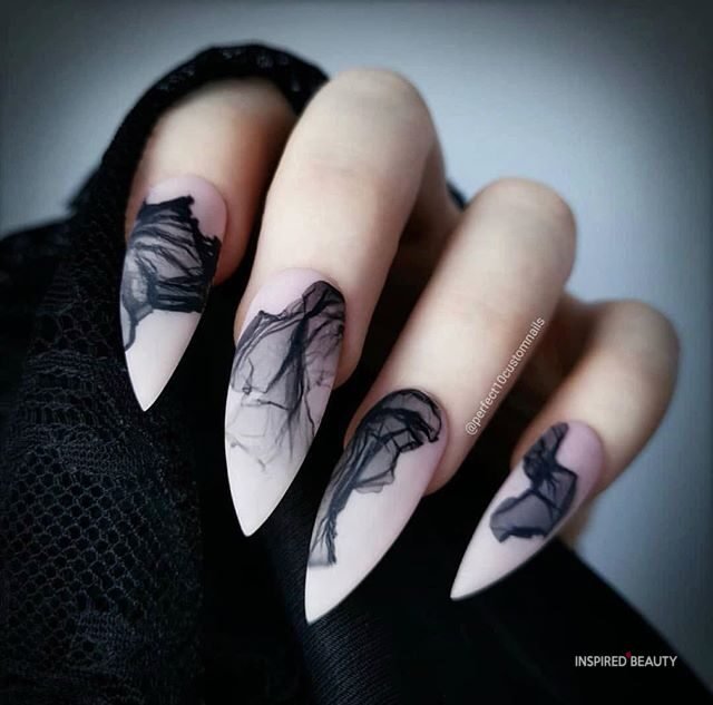 halloween nails acrylic