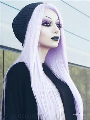 Emo hairstyles Light Pastel Hair color 