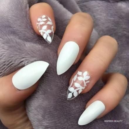 White Nail designs