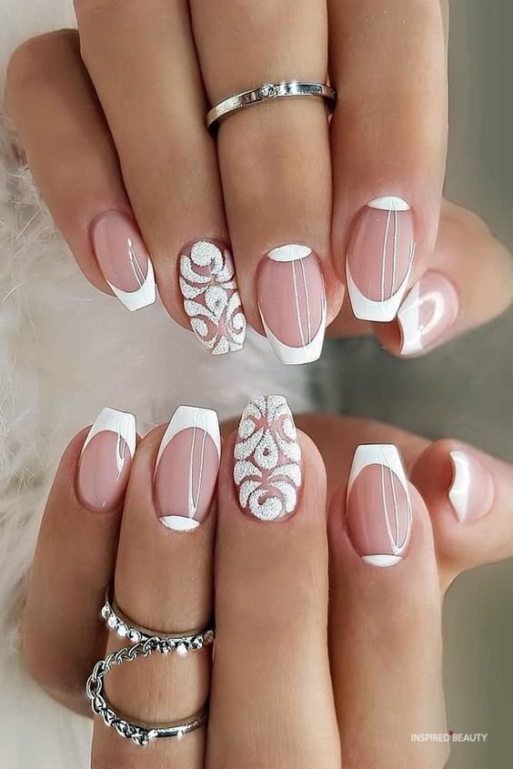 White Nail designs