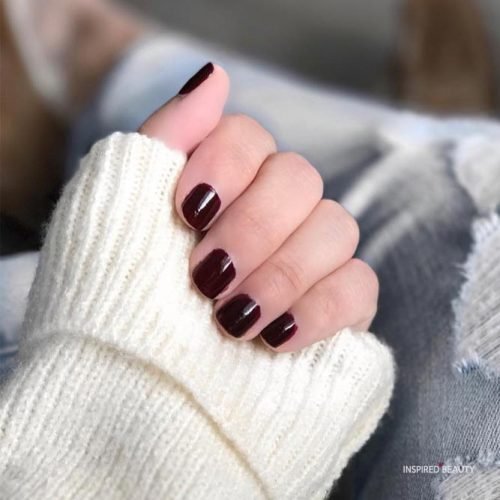 Short autumn nail designs