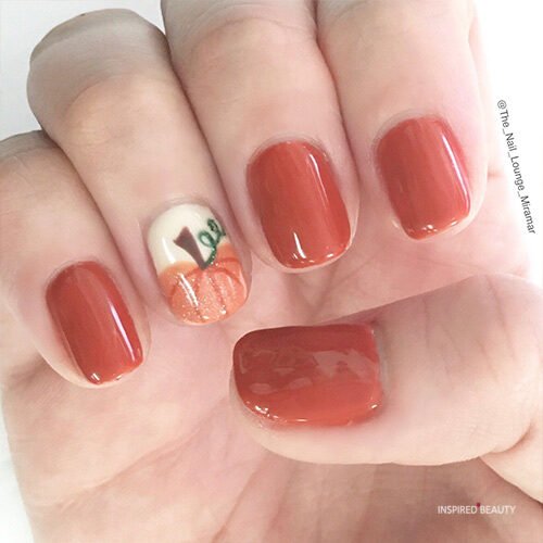 Pumpkin Nail Designs