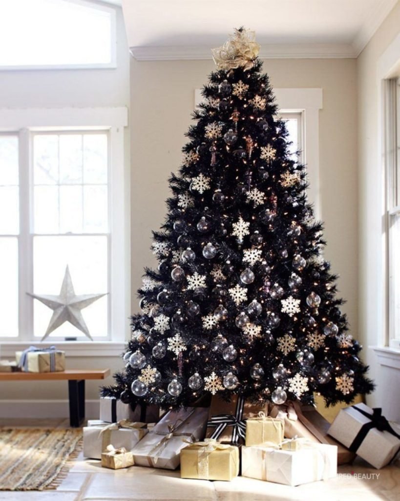 Black Christmas tree