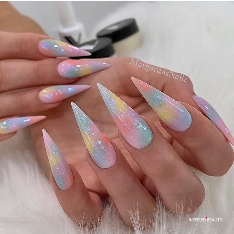 long stiletto nails