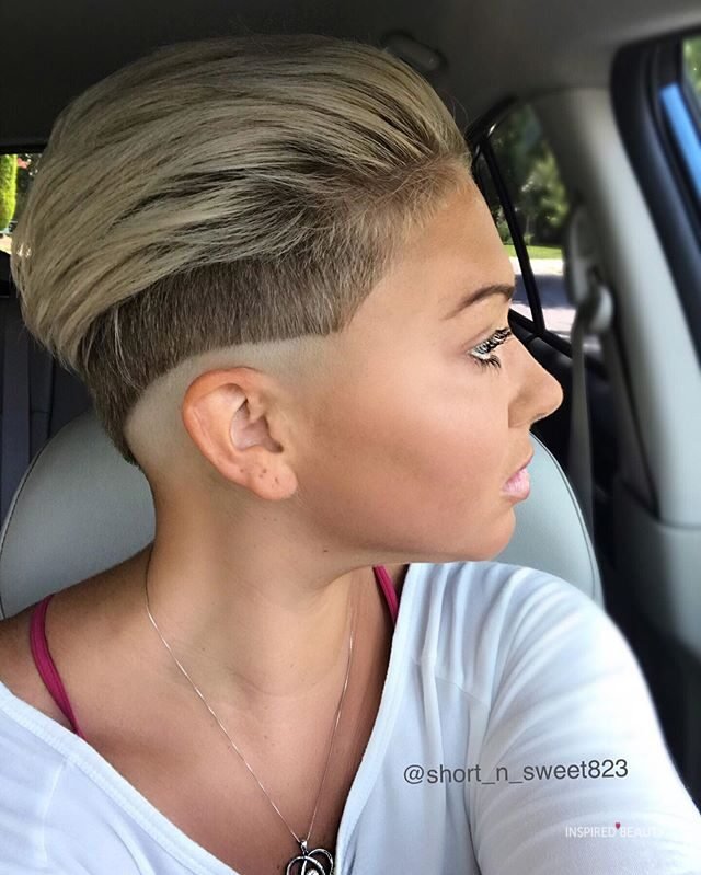 shaved haircuts for women