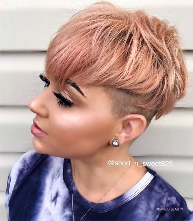 Rose Pink shaved side