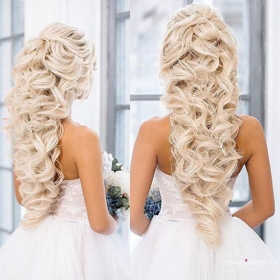 half up half down wedding hairstyles 