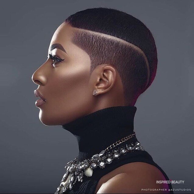 shaved hairstyles for black women