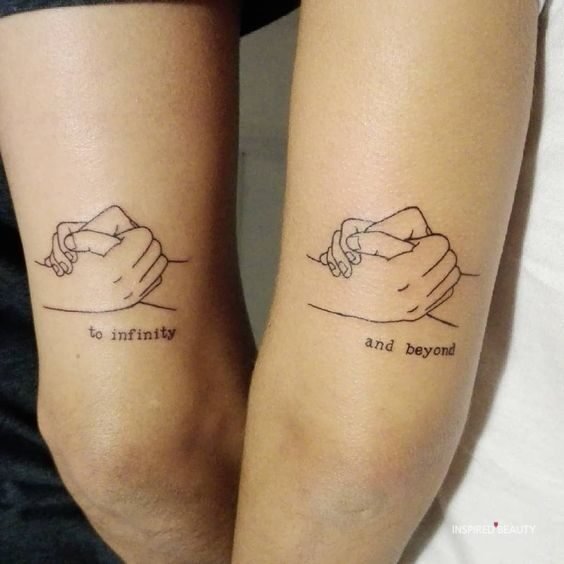 sister tattoos for 2