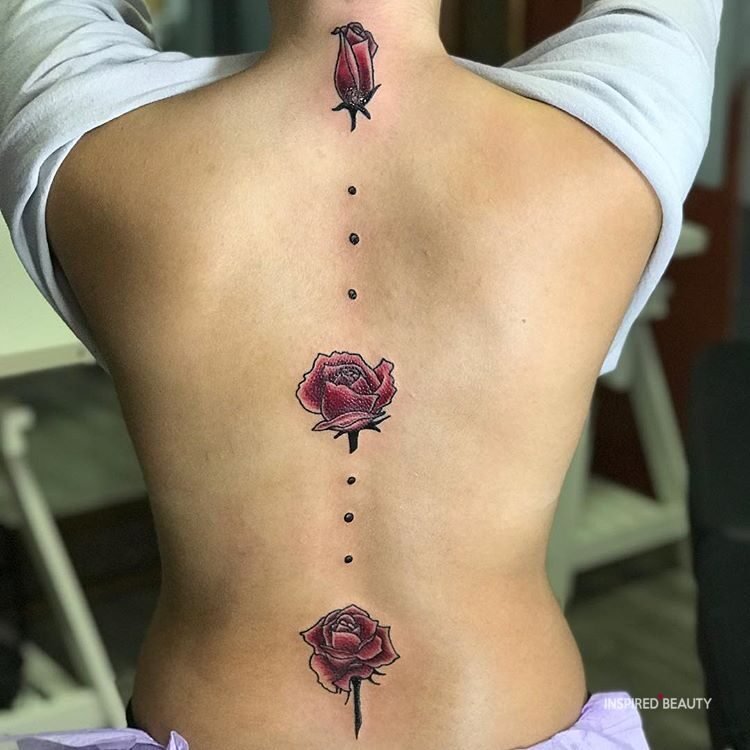 elegant spine tattoo ideas