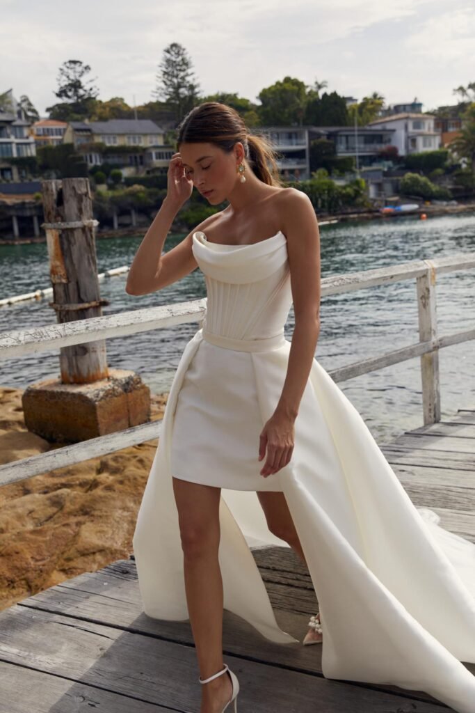 Detachable Train Dress
