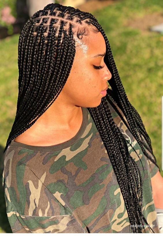 Featured image of post Long Knotless Box Braids Medium / I advise my clients to put the health of their.