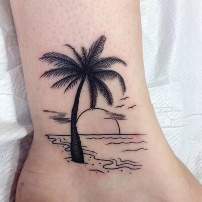 24 Beautiful Palm Tree Tattoo Ideas for Women - Inspired Beauty