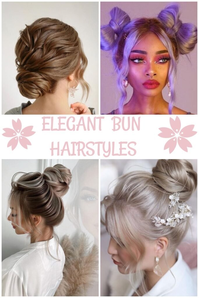 elegant Bun Hairstyles