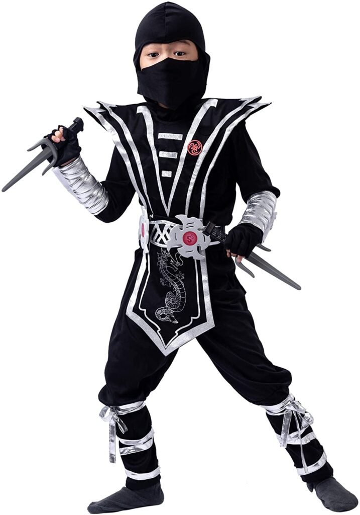 Silver Ninja Deluxe Costume