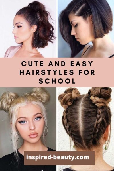 Easy Hairstyles for School Short Hair - Inspired Beauty