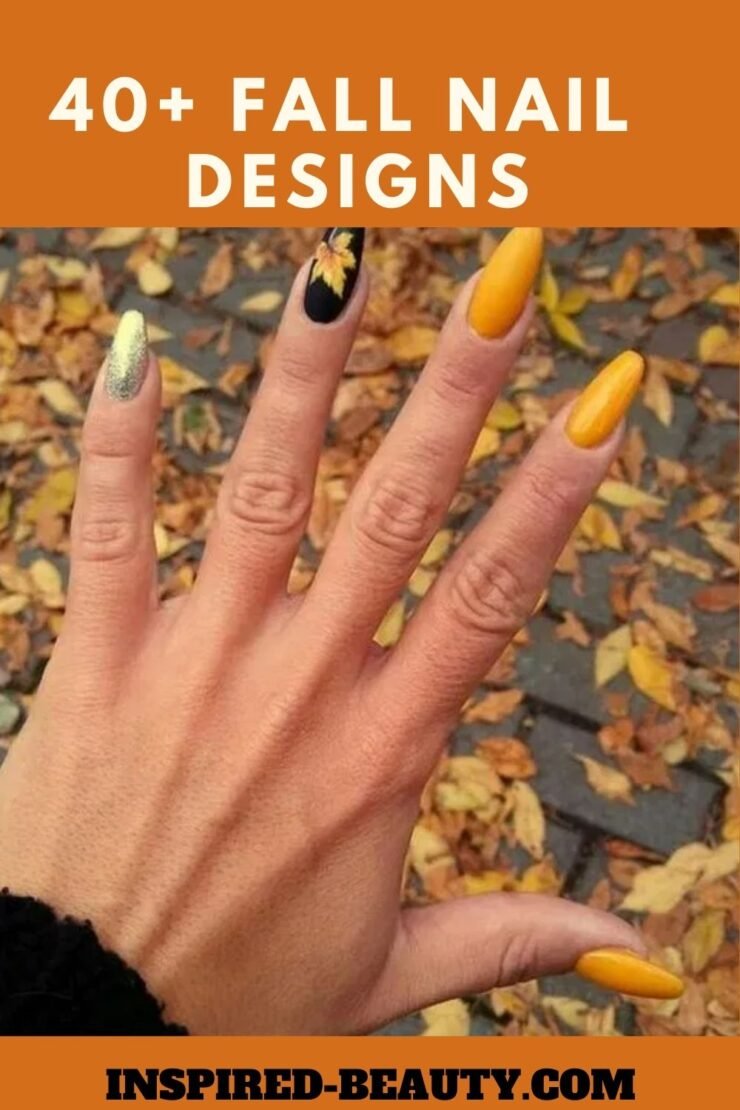 51 Cute Autumn/Fall Nail Designs - Inspired Beauty