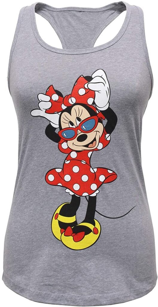 Minnie Mouse Gray Tank Top disney outfit 