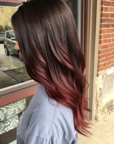 23 Red Balayage on Brown Hair That Looks Amazing - Inspired Beauty