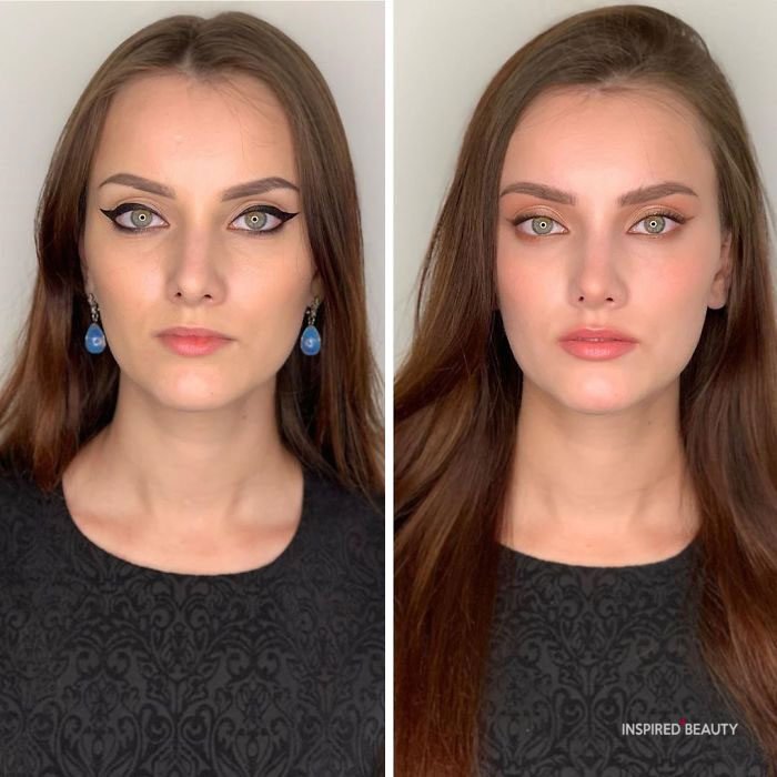 Comparing How Women Do Their Own Makeup Vs. How a Professional Does it (10 Pics) - Inspired Beauty