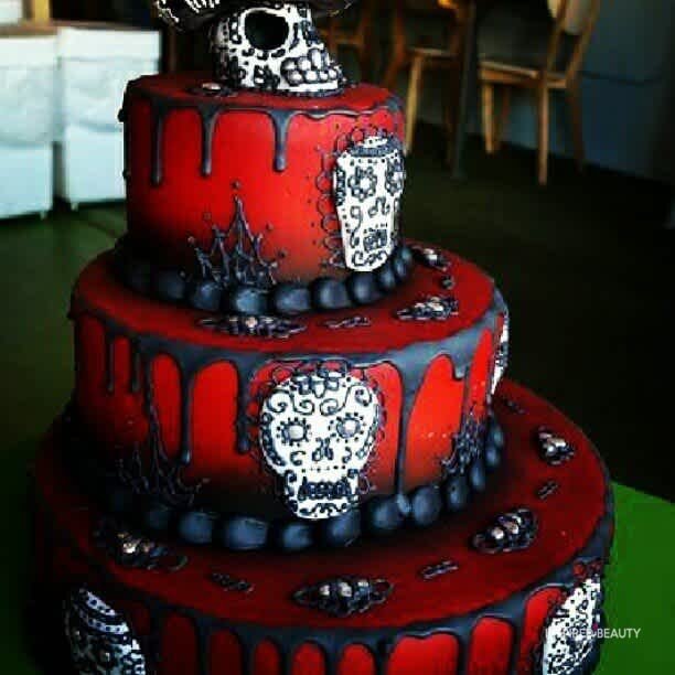 Gothic Wedding Cake