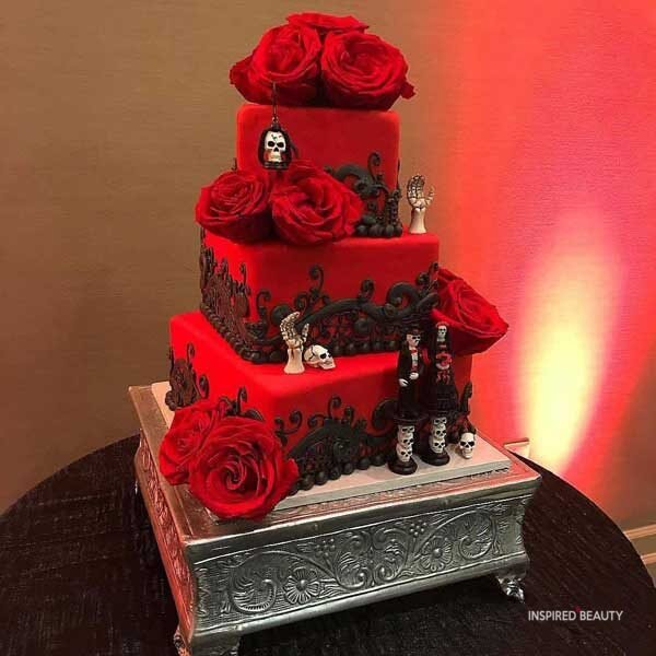 20 Halloween Wedding Cake Ideas Inspired Beauty