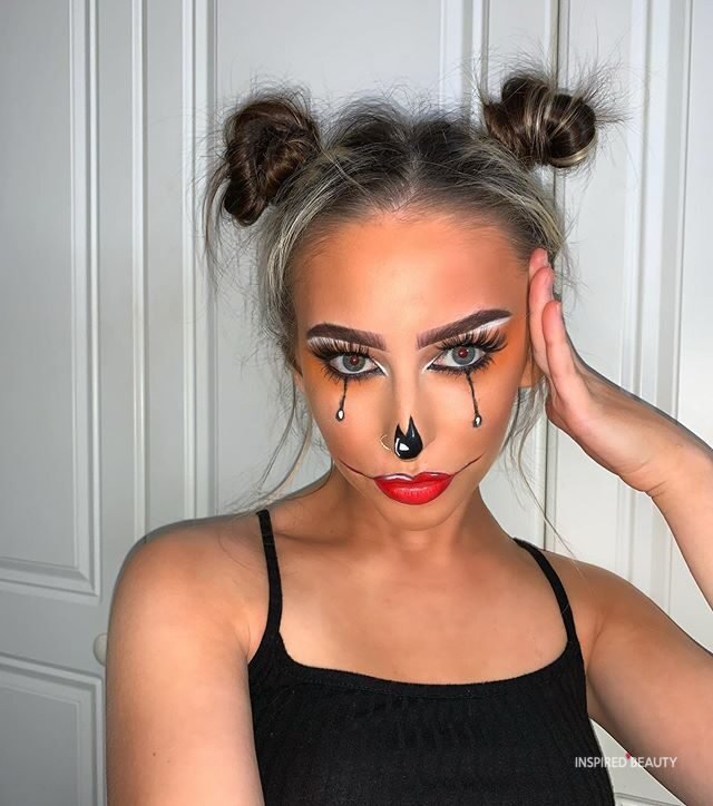 cute clown makeup ideas for women