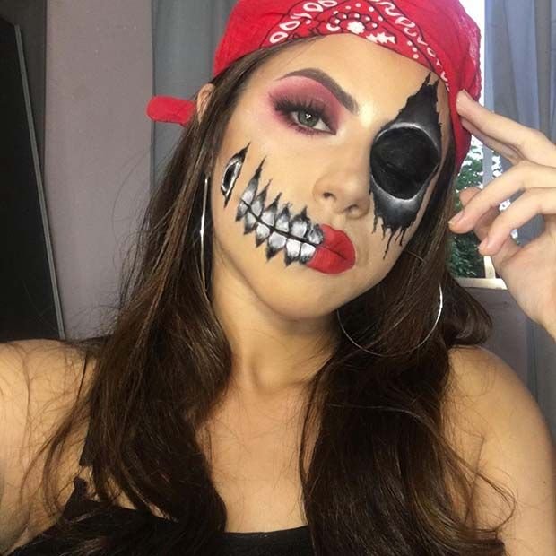 Halloween Pirate Makeup