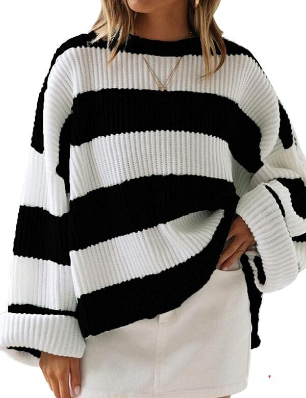 Oversized Knitted Pullover Sweater