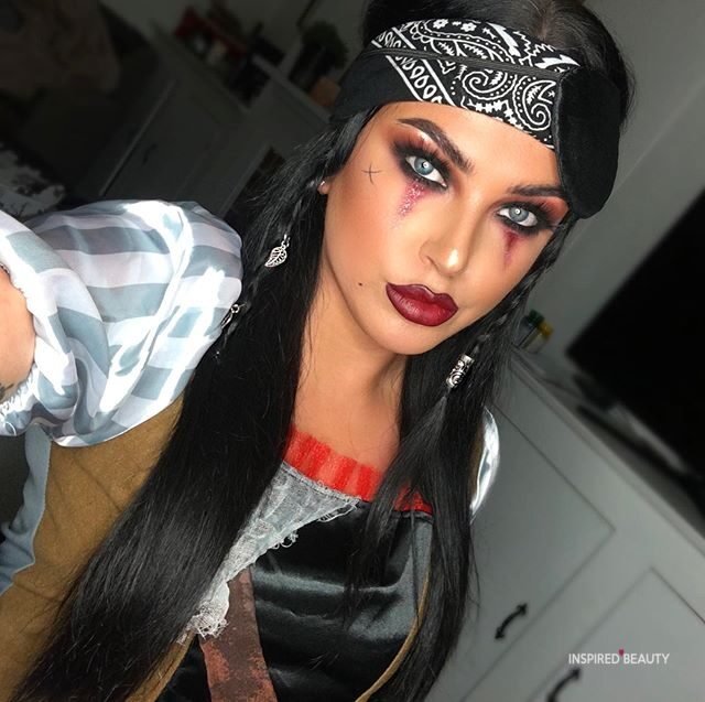 Pirate Halloween Makeup 