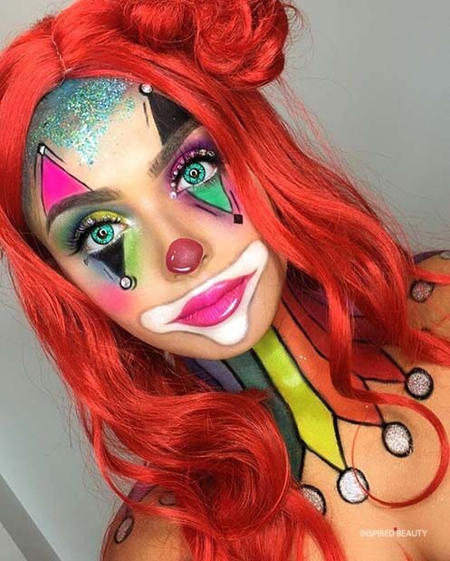 rodeo clown makeup