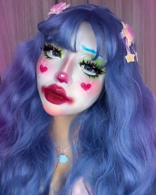 Cute clown Makeup Looks