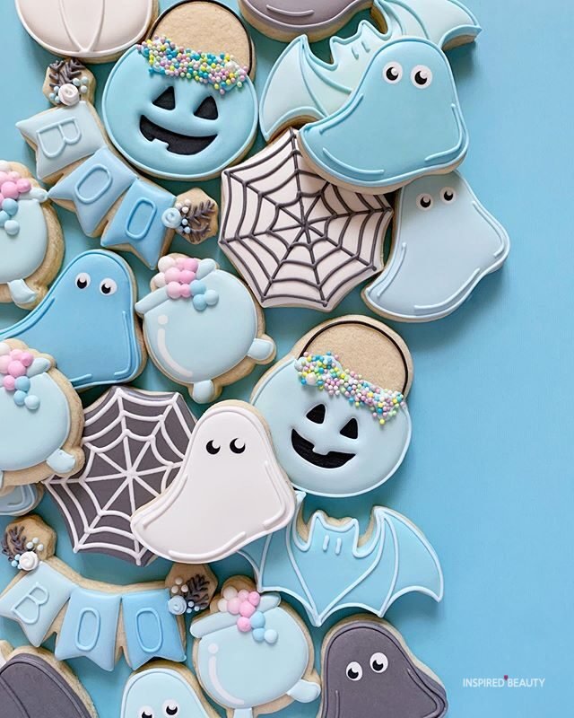 Blue Halloween Cookies Ideas 