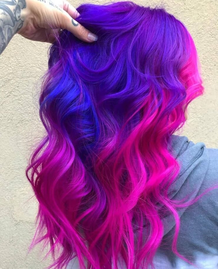 35 Trendy Pink and Purple Hair Color Ideas - Inspired Beauty