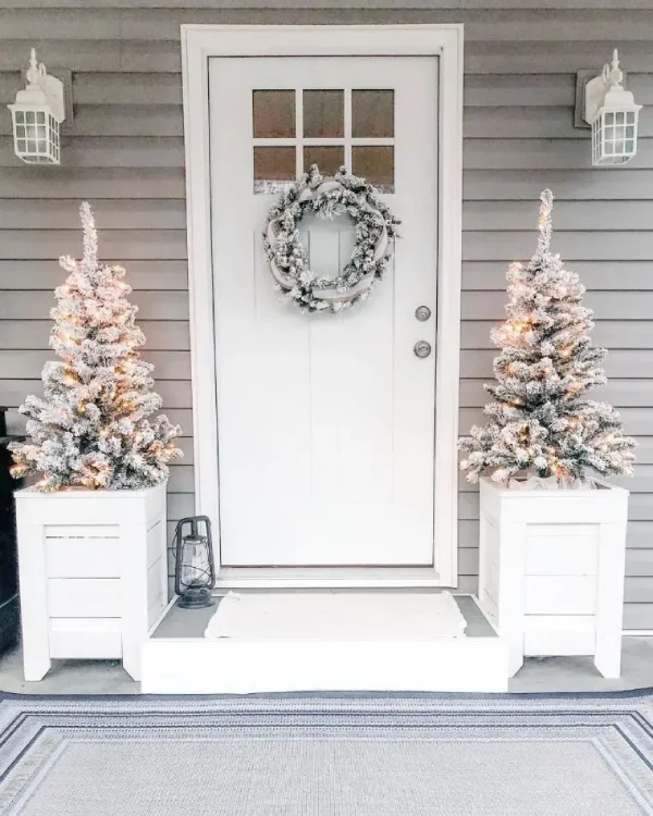 Winter Wonderland Porch Decor