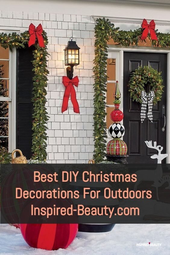 christmas outdoors decorations