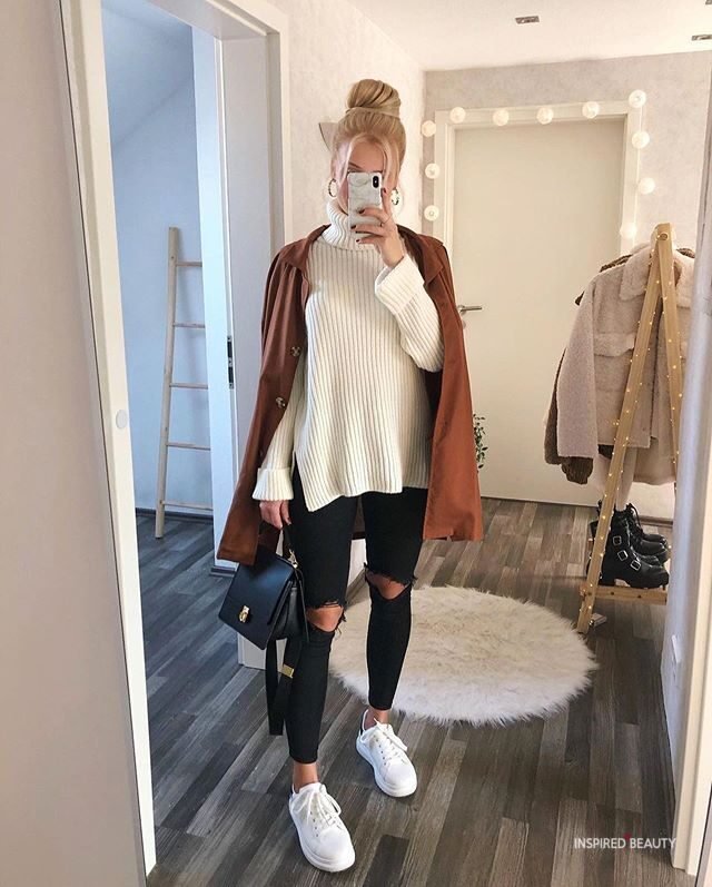 fall casual work outfits