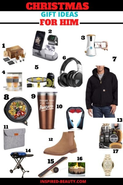 23 Christmas Gift Ideas For him To All The Men in Your Life - Inspired ...