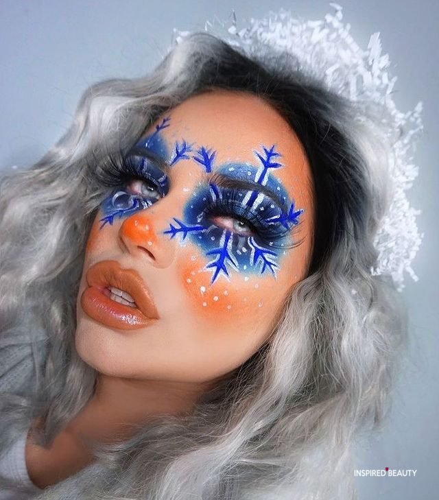 creative Christmas makeup looks