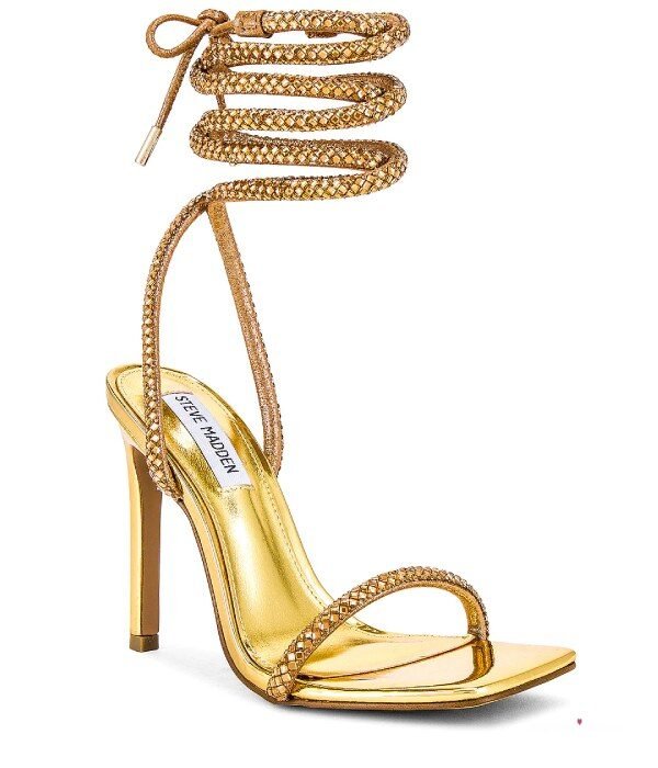 Gold Colored Prom Heels